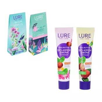 Набор подарочный LURE LITTLE JOY Крем д/рук с Маслом Ши и Д-пантенолом 2штх40мл,арт.38973/39309/4291