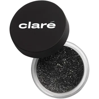 Блестящие тени для век серебристо-черные 927 Clar Clare Makeup, 1,2 гр