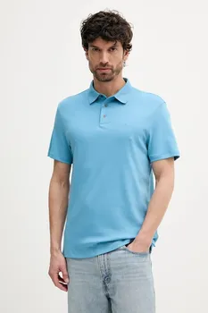 Хлопковая поло Calvin Klein, синий