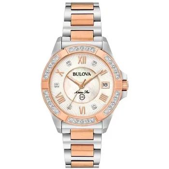 Японские наручные женские часы Bulova 98R234. Коллекция Marine Star Ladies