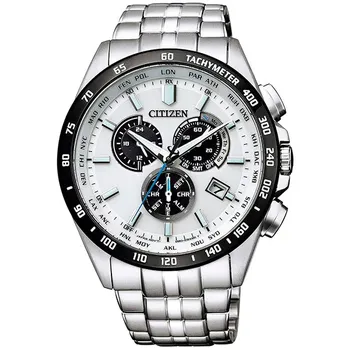 Японские наручные мужские часы Citizen CB5874-90A. Коллекция Radio Controlled