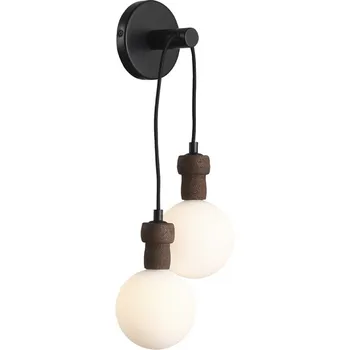 Светильник настенный ST Luce Cork SL6226.411.02 Черный/Белый G9 2*5W 4000K шарики