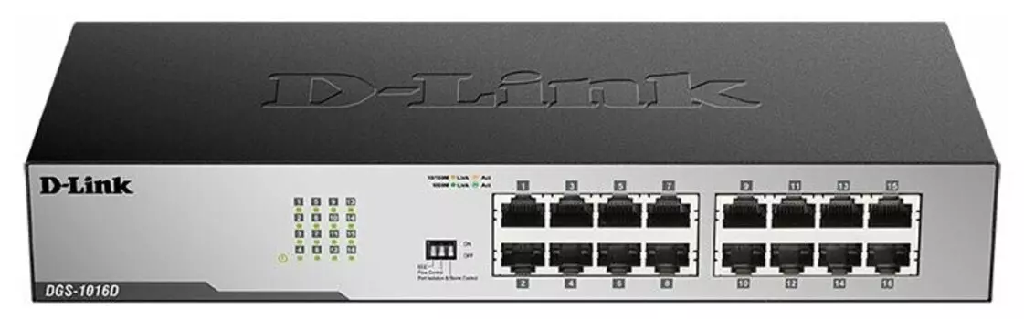Коммутатор D-Link DGS-1016D/I2A
