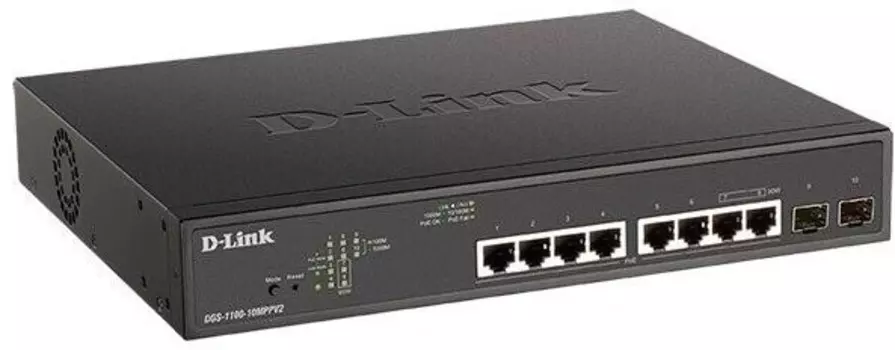 Коммутатор D-Link DGS-1100-10MPV2/A3A