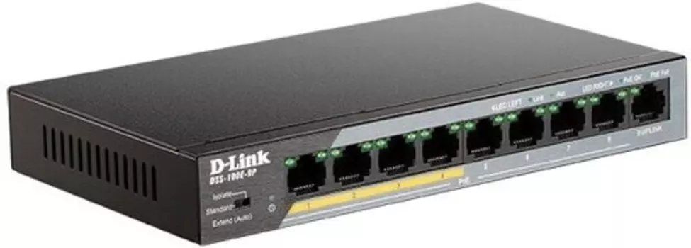 Коммутатор D-Link DSS-100E-9P/B1A