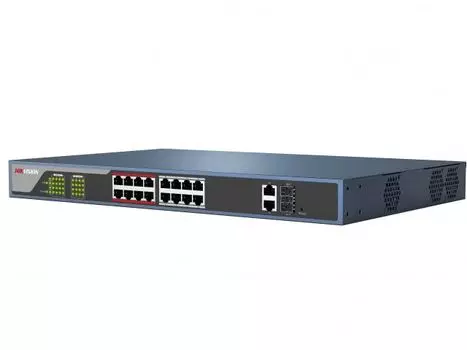 Коммутатор Hikvision DS-3E0318P-E(B)