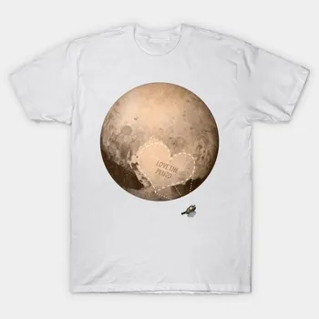 Футболка женская Love The Pluto Harajuku Print Kawaii футболка летняя женская футболка с коротким рукавом топ футболка S