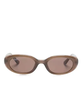 Солнцезащитные очки в круглой оправе Ray-Ban, коричневый