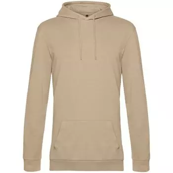 Толстовка с капюшоном унисекс Hoodie, бежевая, размер XS
