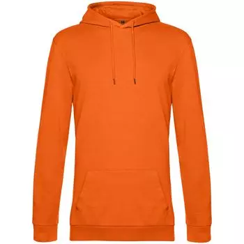 Толстовка с капюшоном унисекс Hoodie, оранжевая, размер XXL