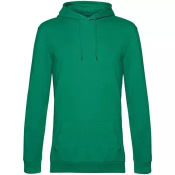 Толстовка с капюшоном унисекс Hoodie, зеленая, размер XL