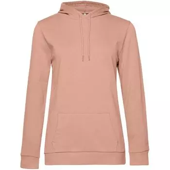 Толстовка с капюшоном женская Hoodie, бежевая (nude), размер XL