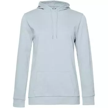 Толстовка с капюшоном женская Hoodie, светло-голубая, размер L