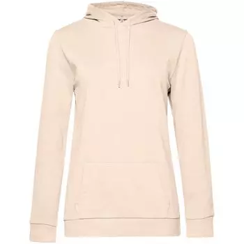 Толстовка с капюшоном женская Hoodie, светло-розовая, размер XXL