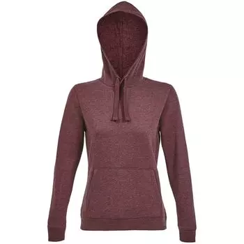 Толстовка женская Spencer Women, бордовый меланж, размер S