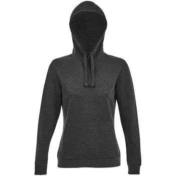 Толстовка женская Spencer Women, черный меланж, размер S