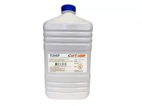 Тонер (CPT) + носитель CE28 TN-324C для KONICA MINOLTA Bizhub C258/308/368 (Japan) Cyan, 550г/бут, CET111053550, TN-324C