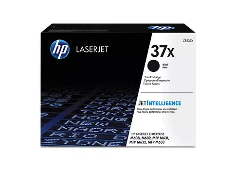 Тонер-картридж LaserJet 37X черный (CF237X)