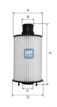 Фильтр масляный UFI 25.073.02 LandRover Range Rover 5.0 V8 09>