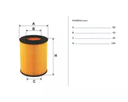 Фильтр масляный FILTRON OE 649 BMW E39/E38/E36/E46/Z3 2.0i-3.0i &24V 95>