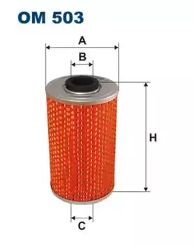 Фильтр масляный FILTRON OM 503 Autosan, Avia A, Zetor