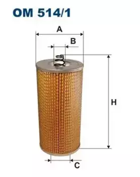 Фильтр масляный FILTRON OM 514/1 Omn MAN, MB