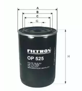 Фильтр масляный FILTRON OP 632/4 Hyundai Terracan/H-1, KIA Carnival/Pregio 2.5TD/2.9CRDi 01>