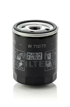 Фильтр масляный MANN-FILTER W 712/73 Ford Mondeo III 1.8 16V/2.0 16V 02>, Mazda 3 2.0 03>