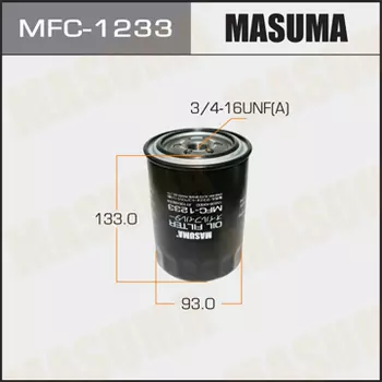 Фильтр масляный MASUMA MFC1233 Ford Maverick, Nissan Terrano/Pick Up 2.5D/TD/2.7TD93>