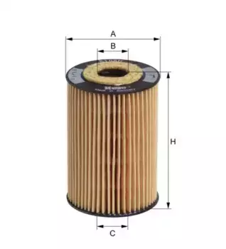 Фильтр масляный HENGST E105HD51 MB W168 1.4-2.1 M166 97>