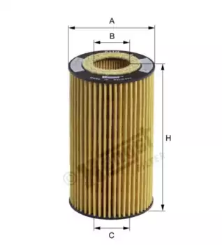 Фильтр масляный HENGST E11H D155 MB W203/W210/W211/W220/W163/W463/W639 2.4-6.5 96>