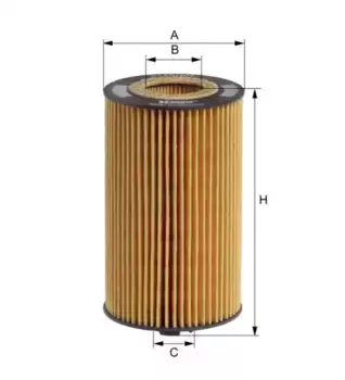 Фильтр масляный HENGST E160H01 D28 MB 809-1517 Atego OM904 1/96->