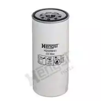 Фильтр масляный HENGST H200W41 VOLVO F12 93>/FH12/FL7/12/FM7/9/10/12