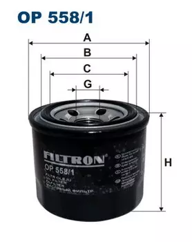 Фильтр масляный FILTRON OP 558/1 Honda