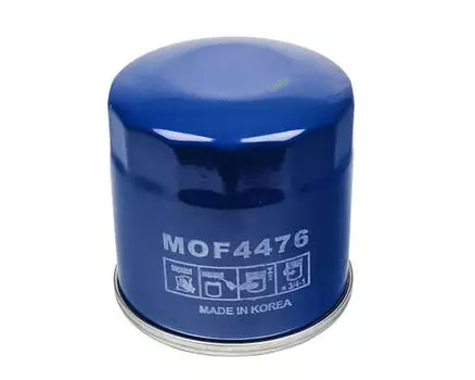 Фильтр масляный MANDO MOF4476 Chevrolet Aveo T200 1.2 06>/Spark 0.8/1.0 05>