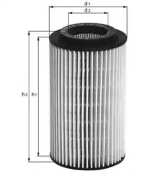Фильтр масляный KNECHT OX153D1 Opel Astra/Omega/Vectra 2.0Di/DTi-2.2DTi &16V 97>