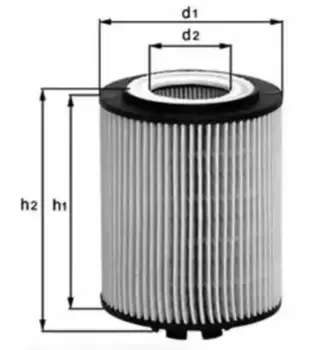 Фильтр масляный KNECHT OX401D Opel Astra/Vectra/Corsa/Zafira 1.0-1.8 04>