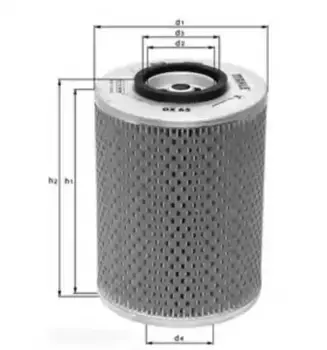 Фильтр масляный KNECHT OX75D