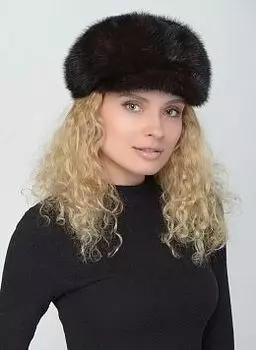 Кепка из норки 08 с утеплителем, КАЛЯЕВ