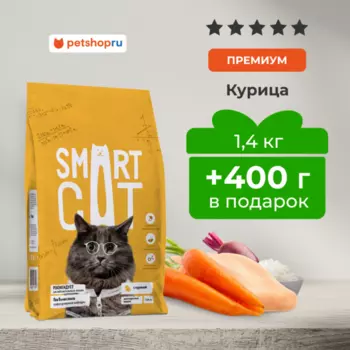 Сухой корм Smart Cat сухой корм