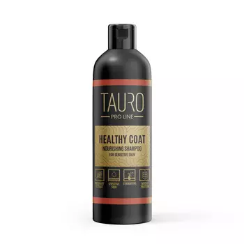 Tauro pro Line Здоровая Шерстка, шампунь питательный, для собак и кошек (250 мл)