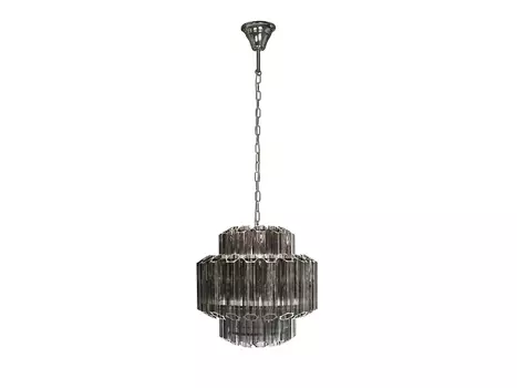 Подвесная люстра iLamp Destiny MD0267-4 CHROME+SMOKY GRAY