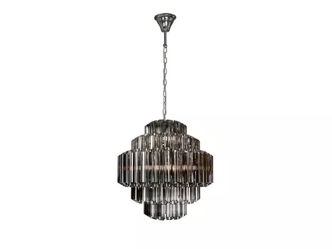 Подвесная люстра iLamp Destiny MD0267-7A CHROME+SMOKY GRAY
