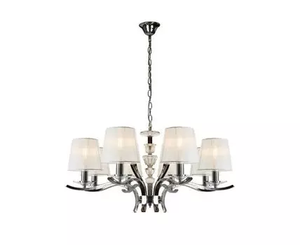 Подвесная люстра iLamp Omega RM5231/8 Хром