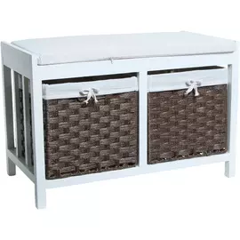 Комод Ad trend коричневый с двумя корзинами 65x34x43 см