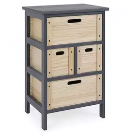 Комод с 4 ящиками Bizzotto furniture theo 40х30х61 см