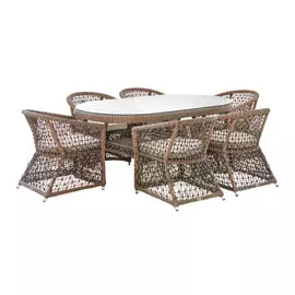 Комплект мебели NS RATTAN/MAVI 7 предметов 117-6tch