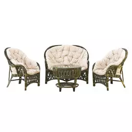 Комплект мебели Rattan grand amalfi olive 4 предмета