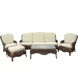Комплект мебели Rattan grand Manchester medium brown с подушками 5 предметов