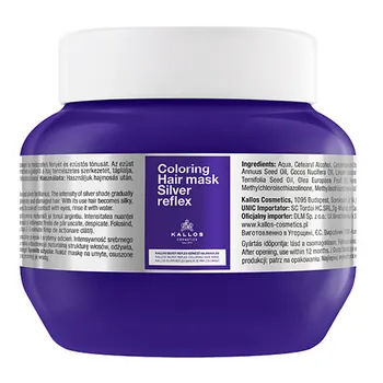 KALLOS COSMETICS Silver Reflex Маска для осветленных волос, против желтизны 275.0